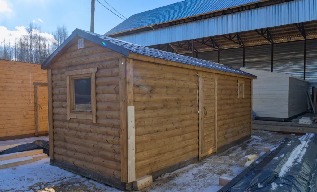 Баня снаружи