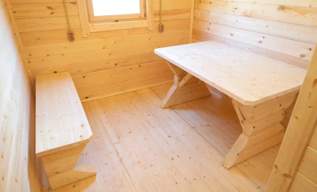 Баня изнутри